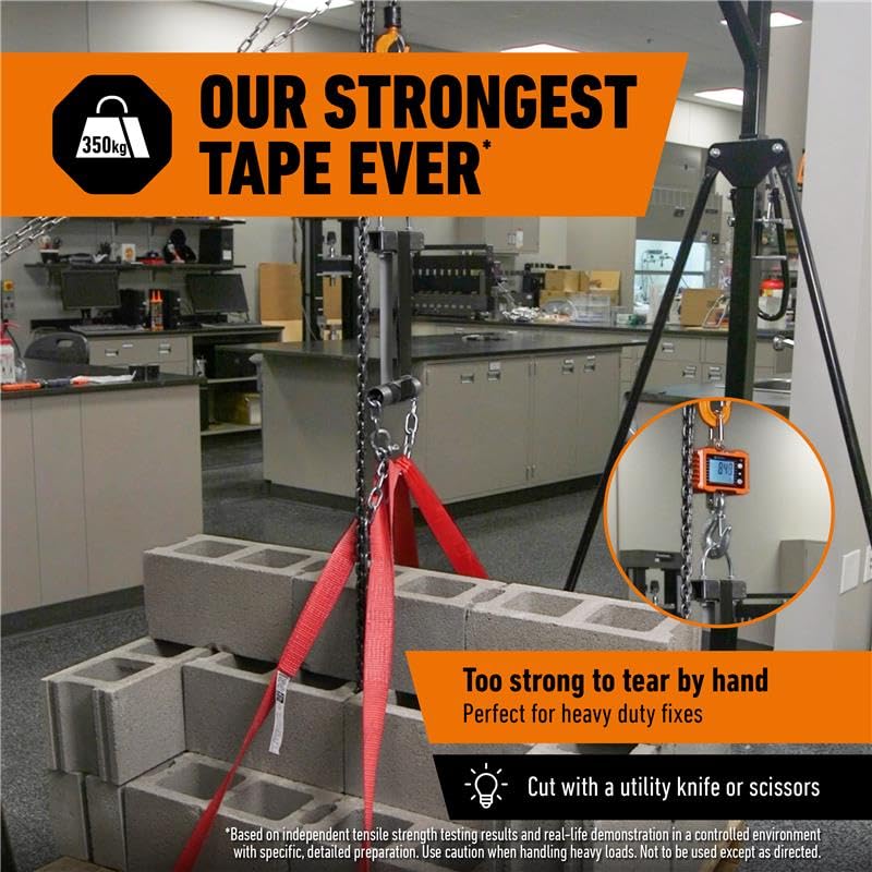 Gorilla Tape Ultimate (de sterkste tape ooit-350 kg trekgewicht!)