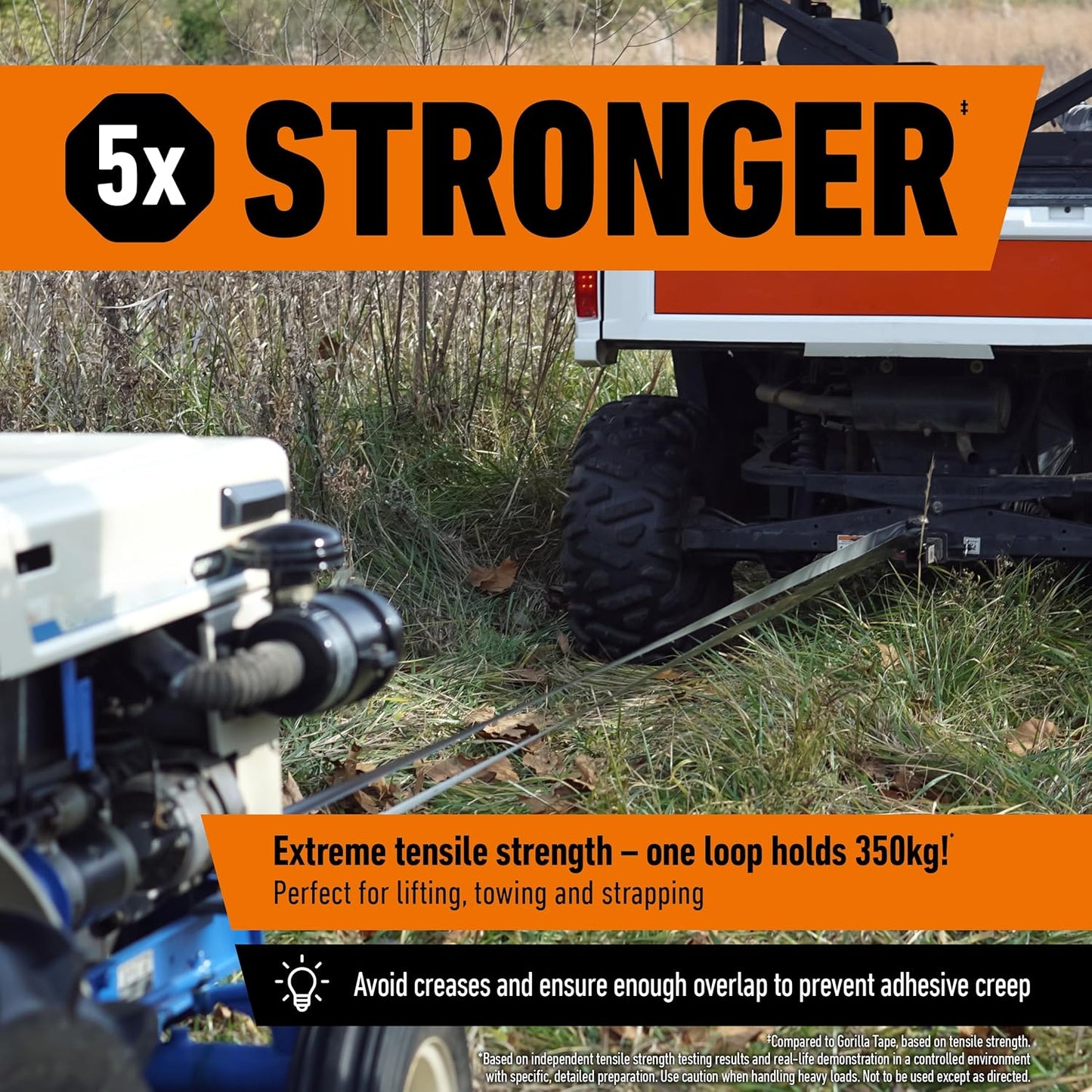 Gorilla Tape Ultimate (de sterkste tape ooit-350 kg trekgewicht!)