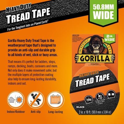 Gorilla Heavy-Duty Tread Tape (prof. anti slip tape)