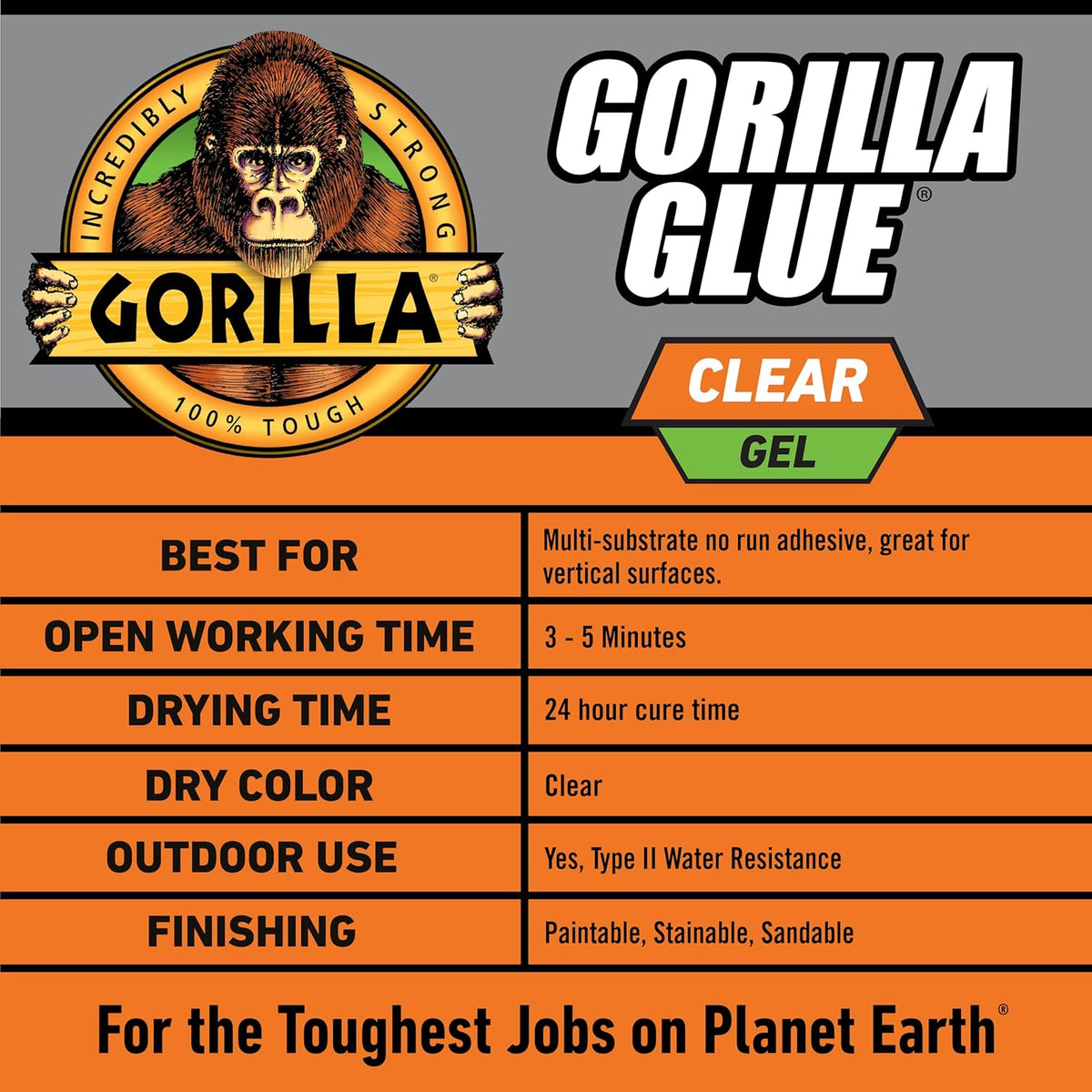 Clear Gorilla Glue Gel  51ml