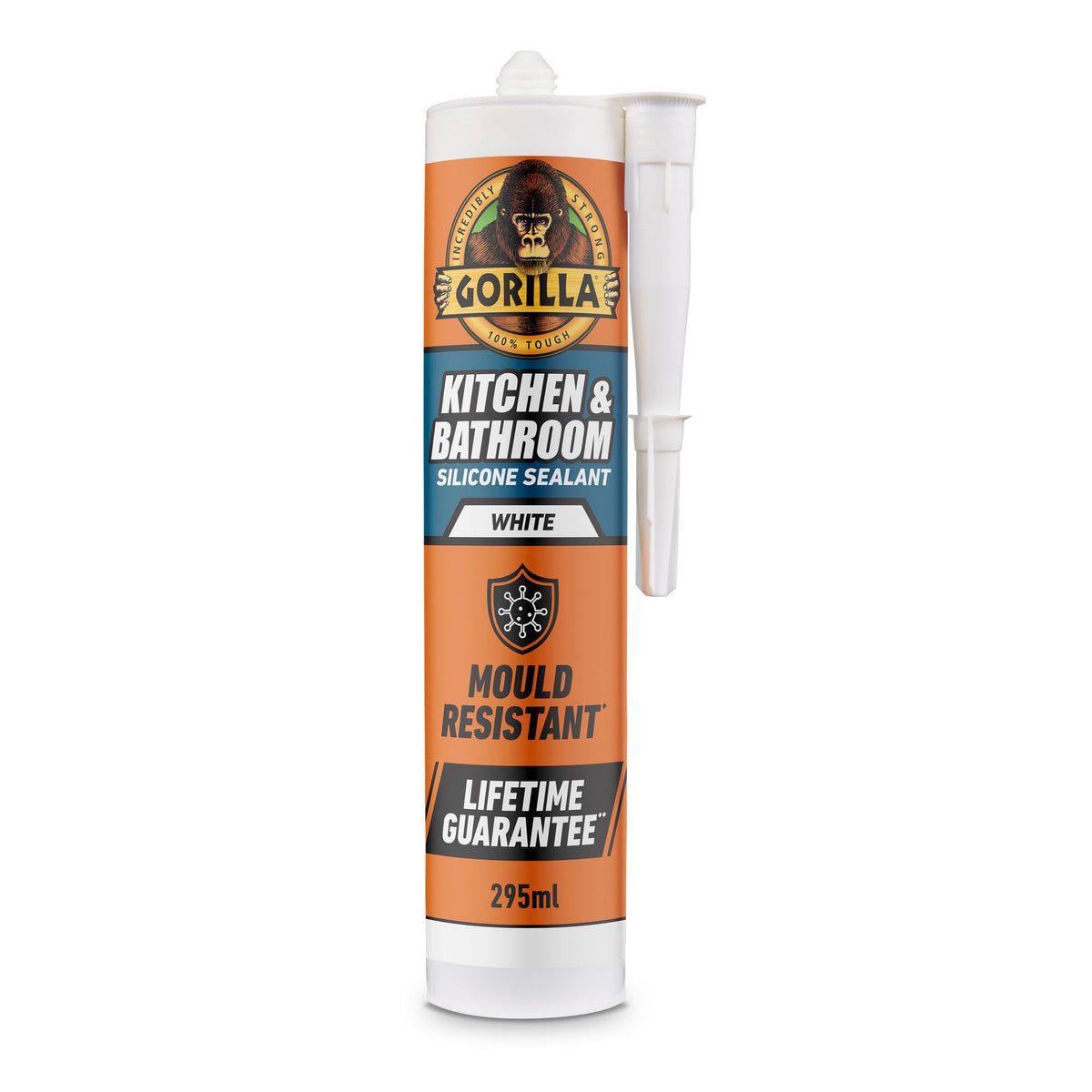 Gorilla Kitchen & Bathroom Sealant – White 295Ml