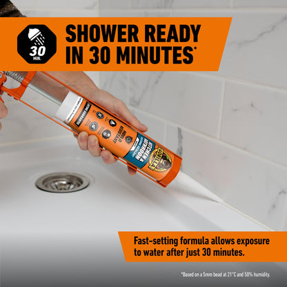 Gorilla Kitchen & Bathroom Sealant – White 295Ml