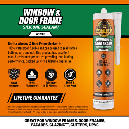 Gorilla Window & Door Frame Sealant – White