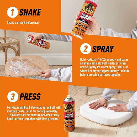 Gorilla Contact Adhesive Spray 500ml
