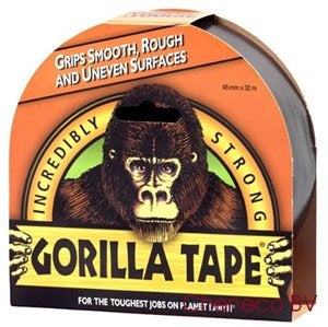 Gorilla Tape Zwart 32m