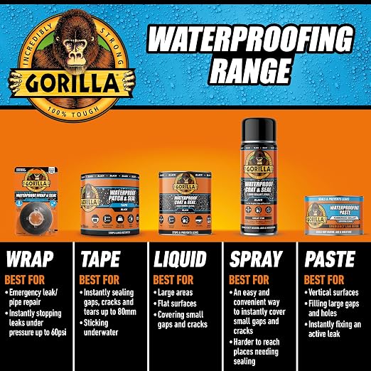 Gorilla Waterproofing Paste Crystal Clear 362g