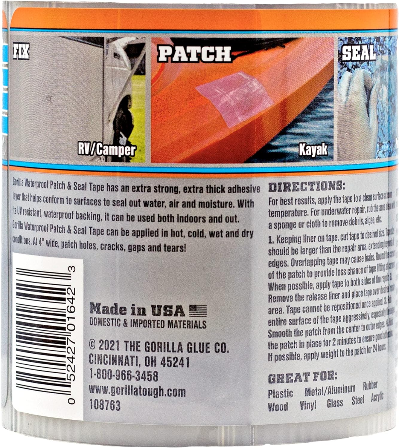 Gorilla Waterbestendige Patch & Seal tape