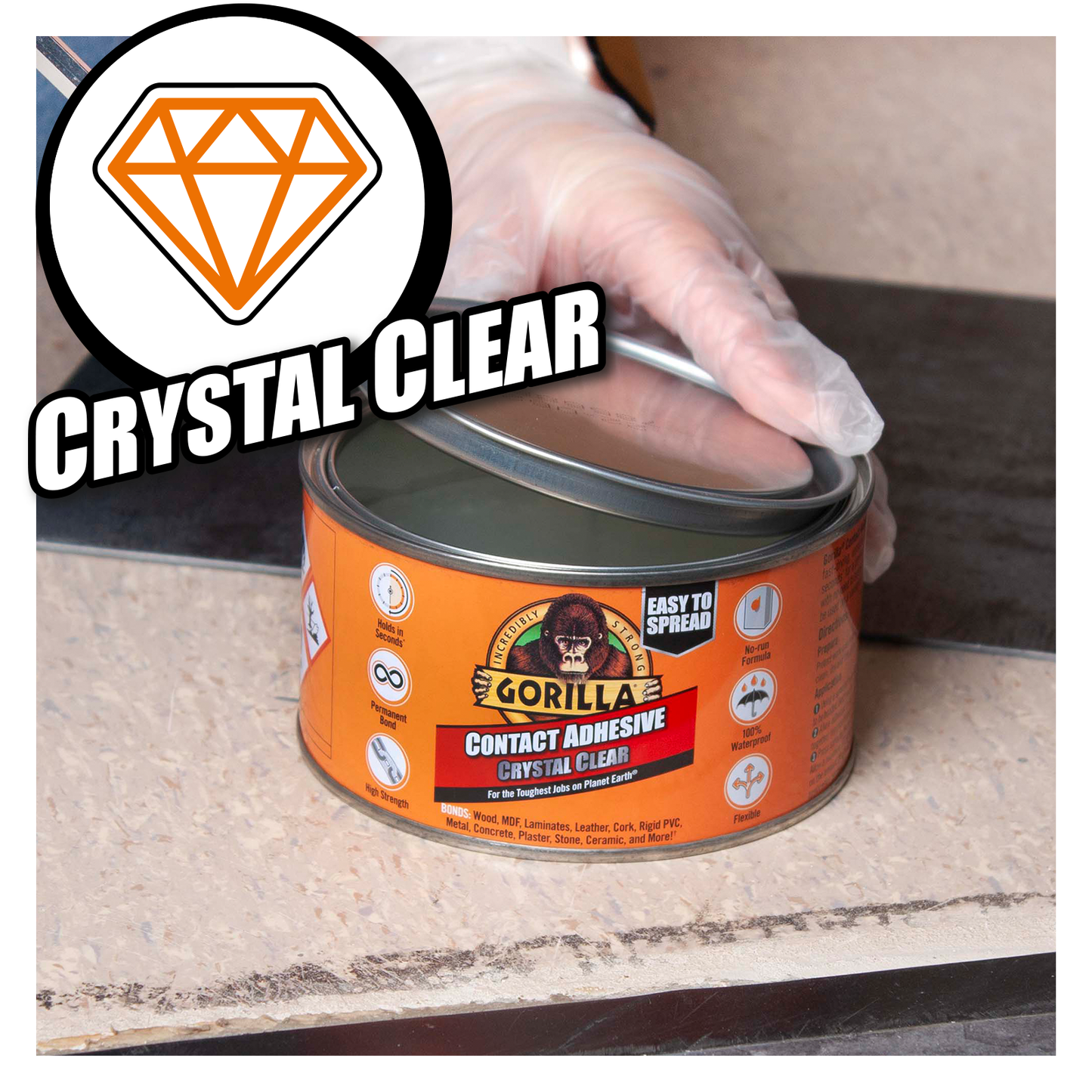 Gorilla Glue Contact Adhesive Tin (250 ml)