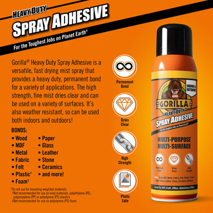 Heavy Duty Spray Adhesive 400ml