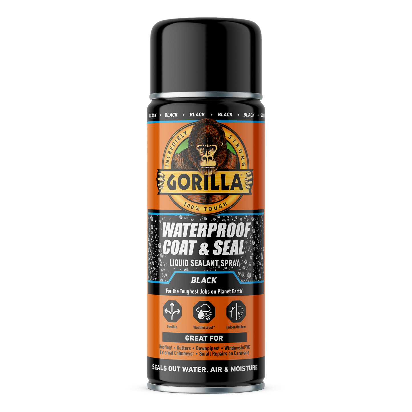 Waterproof Coat & Seal Spray Black 450ml